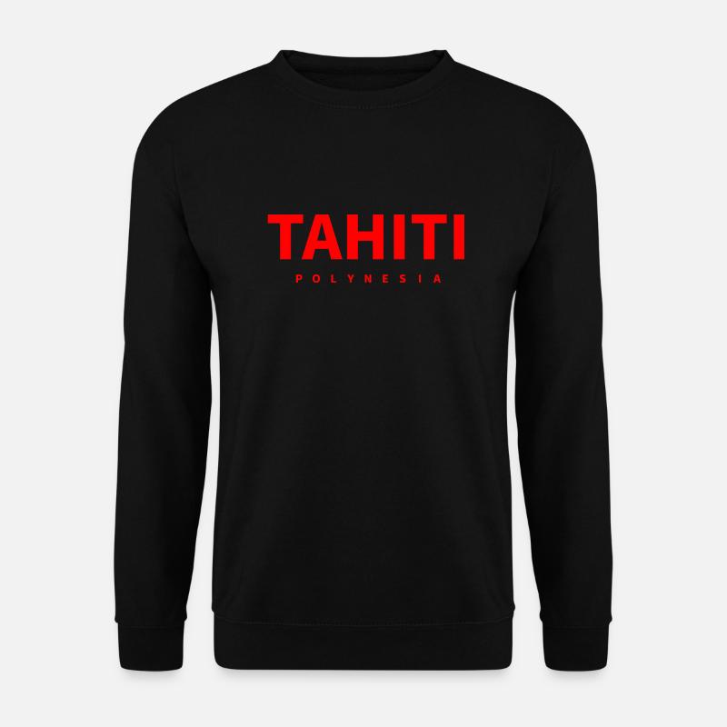 Tahiti Polynesien - Unisex Pullover - Schwarz