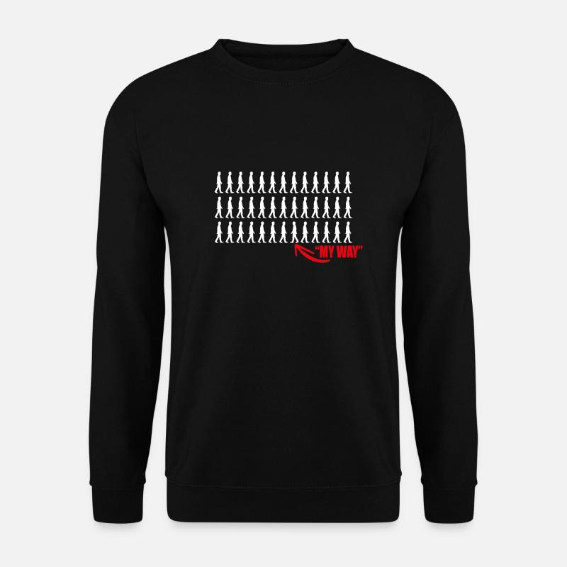 My Way Motif - Unisex Sweatshirt - black