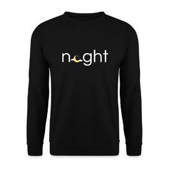 night original cadeau - Sweat-shirt Unisexe - noir - Devant - Alina (178cm) & Michal (187cm)