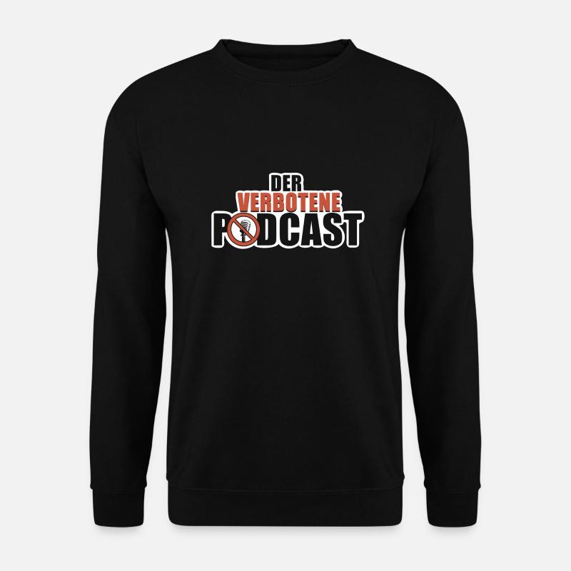 Der verbotene Podcast Logo 2022 + Icon - Unisex Pullover - Schwarz