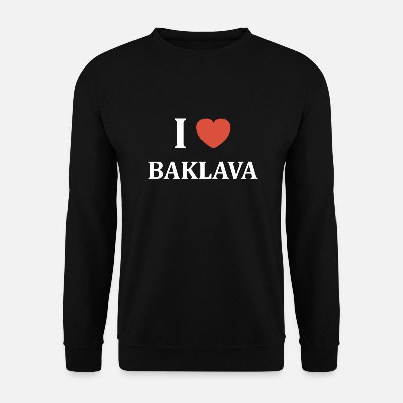 Ich liebe Baklava - Unisex Pullover - Schwarz