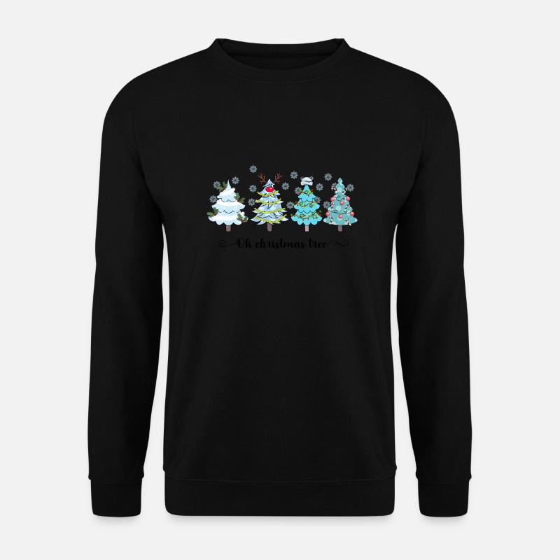Oh arbre de Noël - Sweat-shirt Unisexe - noir