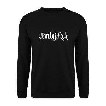 Only Fish - Unisex Pullover - Schwarz - Vorne - Alina (178cm) & Michal (187cm)