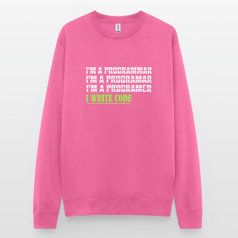 I'm A Programmar ........ I Write Code Coding Soft Unisex Pullover