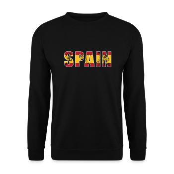 Spain Rugby - Unisex Sweatshirt - black - Front - Alina (178cm) & Michal (187cm)