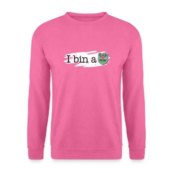 I bin a Erdberga/Erdbergarin – I bin ein Erdberger - Unisex Pullover - Pink - Vorne