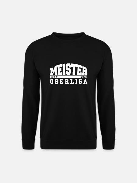 Meister 2023 Oberliga Aufstieg Fußball - Unisex Pullover - Schwarz