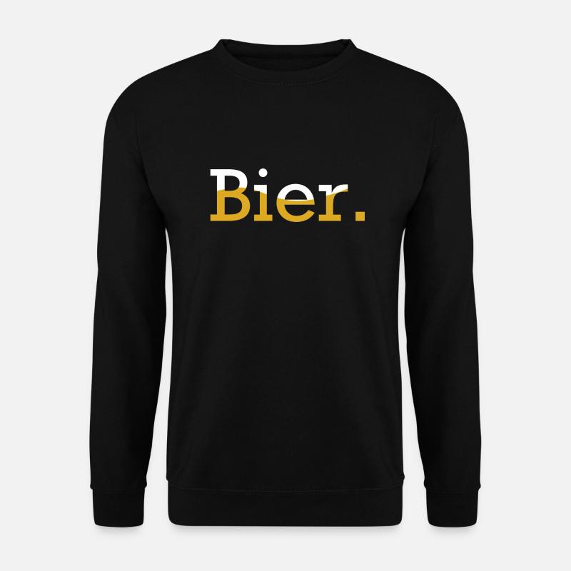 Bier. - Unisex Pullover - Schwarz