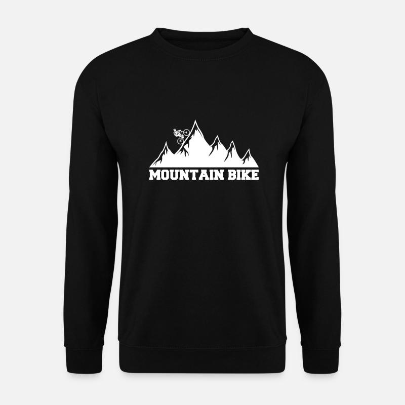 VTT blanc - Sweat-shirt Unisexe - noir