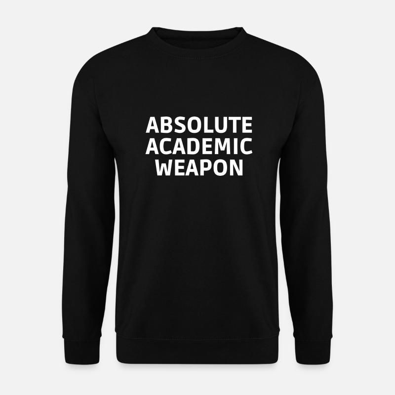 absolute akademische Waffe - Unisex Pullover - Schwarz