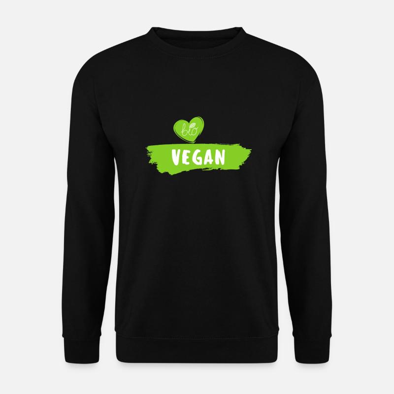 Bio vegan - Unisex Pullover - Schwarz