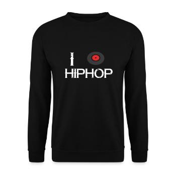Danse Musique de danse - Sweat-shirt Unisexe - noir - Devant - Alina (178cm) & Michal (187cm)