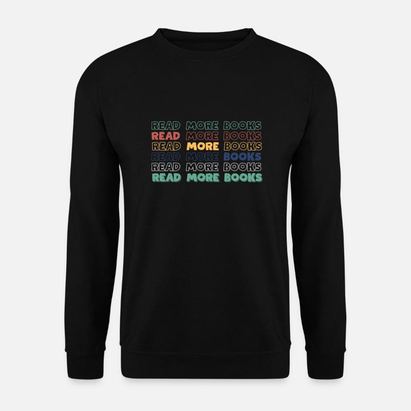 READ MORE BOOKS - Unisex Pullover - Schwarz