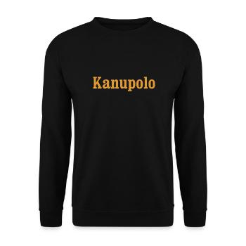 Kanupolo - Sport - Paddeln - Paddel - Unisex Pullover - Schwarz - Vorne - Alina (178cm) & Michal (187cm)