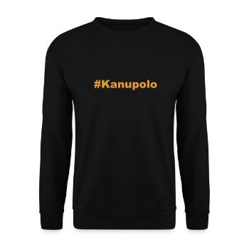 #Kanupolo - Sport - Paddeln - Paddel - Unisex Pullover - Schwarz - Vorne - Alina (178cm) & Michal (187cm)