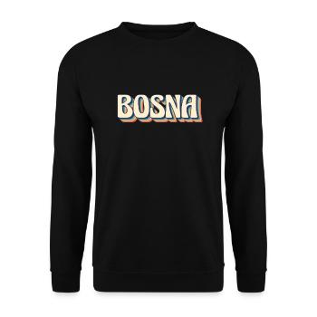 Balkan Papa bosnien serbien kroatien montenegro kosovo - Unisex Pullover - Schwarz - Vorne - Alina (178cm) & Michal (187cm)