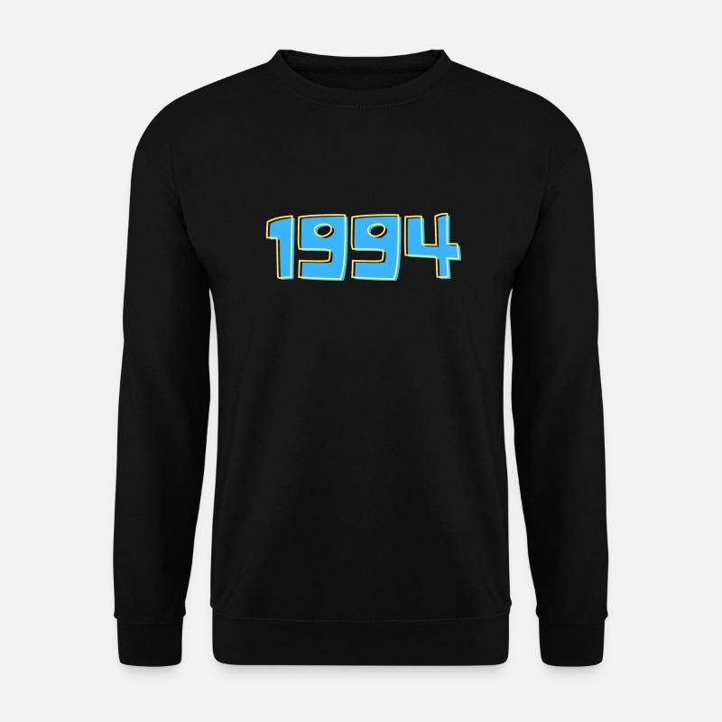 1994 Blau & Gelb - Unisex Pullover - Schwarz