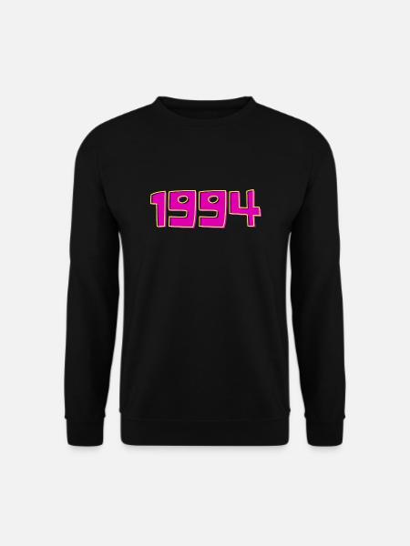 Year 1994 Pink and Yellow - Unisex Sweatshirt - black