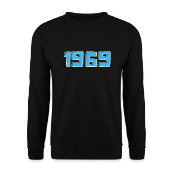 1969 das beste Jahr in Blau - Unisex Pullover - Schwarz - Vorne - Alina (178cm) & Michal (187cm)