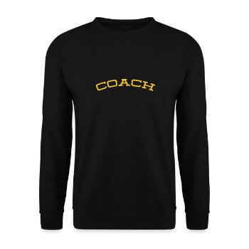 Coach - Le meilleur Coach - Der beste Trainer - Sweat-shirt Unisexe - noir - Devant - Alina (178cm) & Michal (187cm)