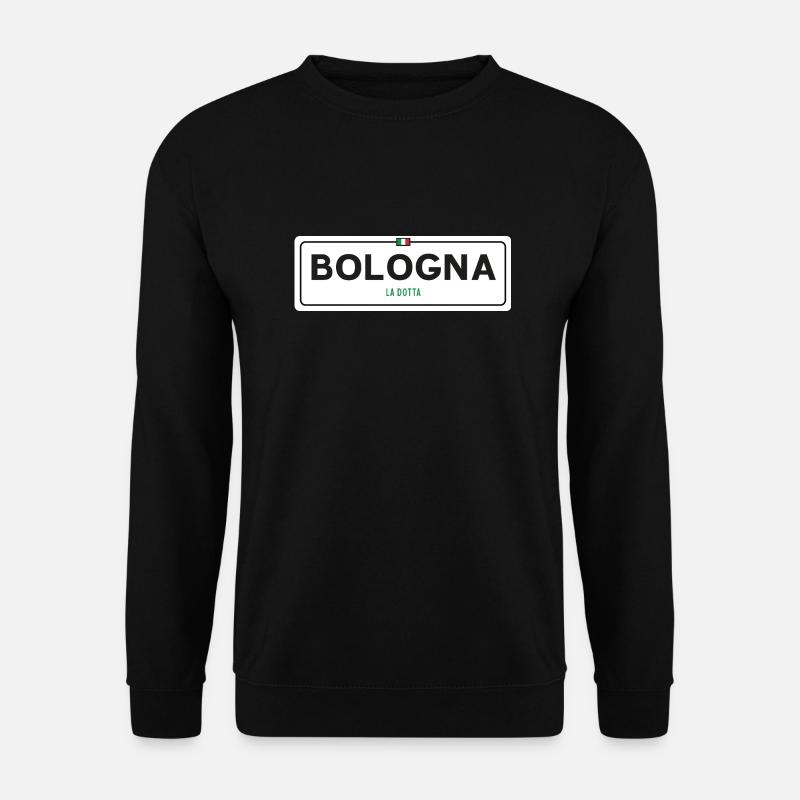 Panneau toponymique de Bologne - Sweat-shirt Unisexe - noir