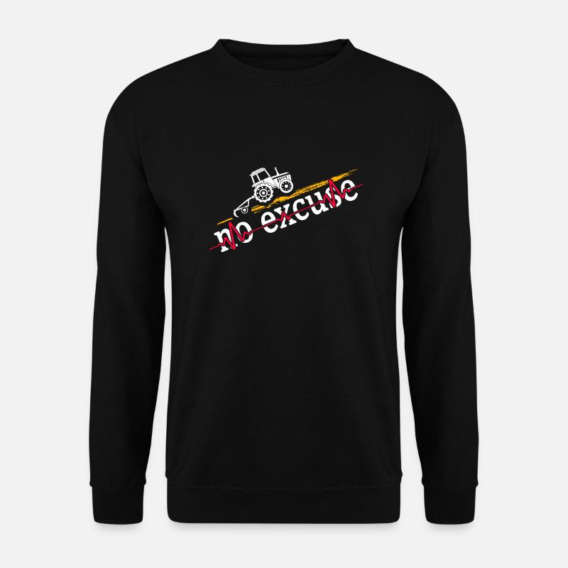 Traktor Bauer Traktorfahrer Landwirt Acker - Unisex Pullover - Schwarz