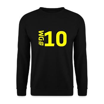 DM10-KARTON - Unisex Pullover - Schwarz - Vorne - Alina (178cm) & Michal (187cm)