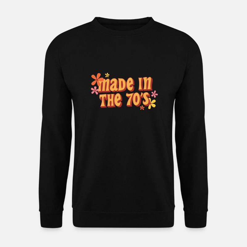 made in the 70s - Unisex Pullover - Schwarz