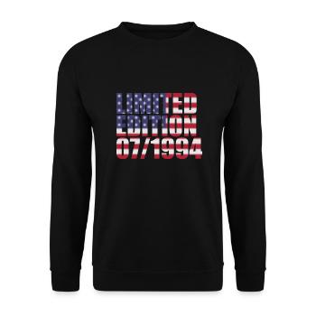 30th Anniversary Limited Edition USA 07/1994 - Unisex Sweatshirt - black - Front - Alina (178cm) & Michal (187cm)