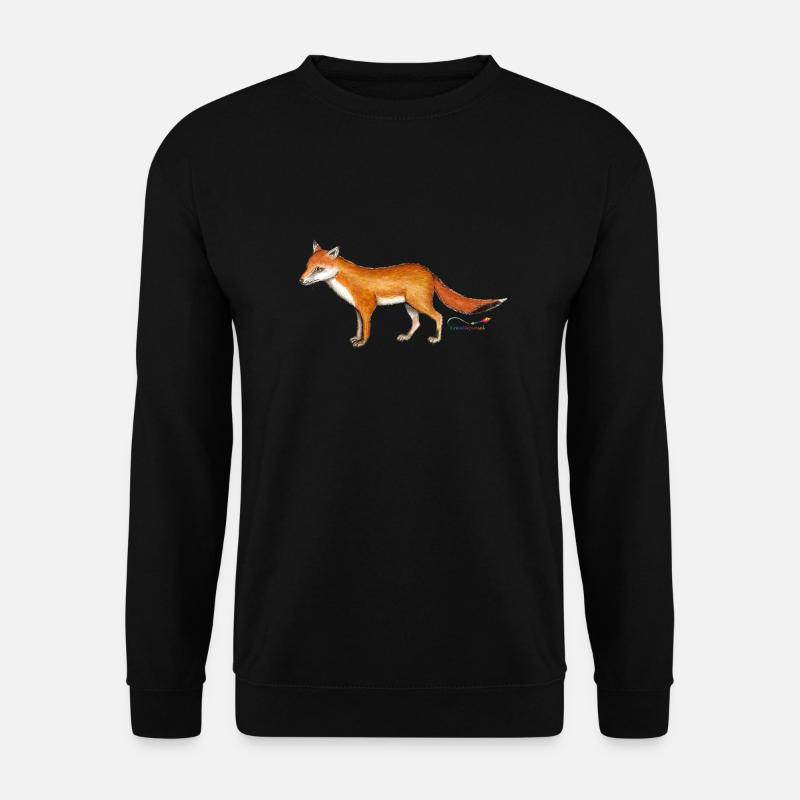 Fox (Vulpes vulpes) - Unisex Sweatshirt - black