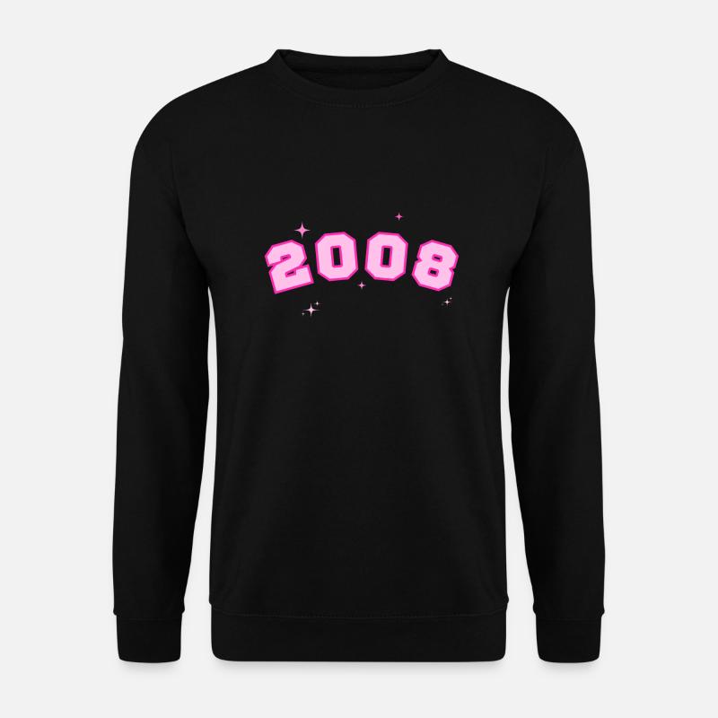 2008 Pinker Stern - Unisex Pullover - Schwarz