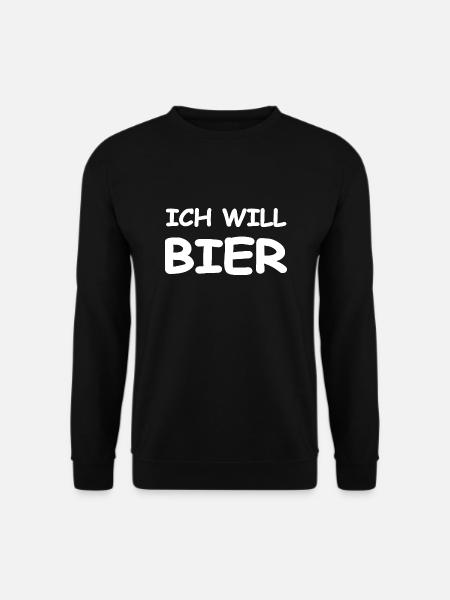 Bier - Unisex Pullover - Schwarz