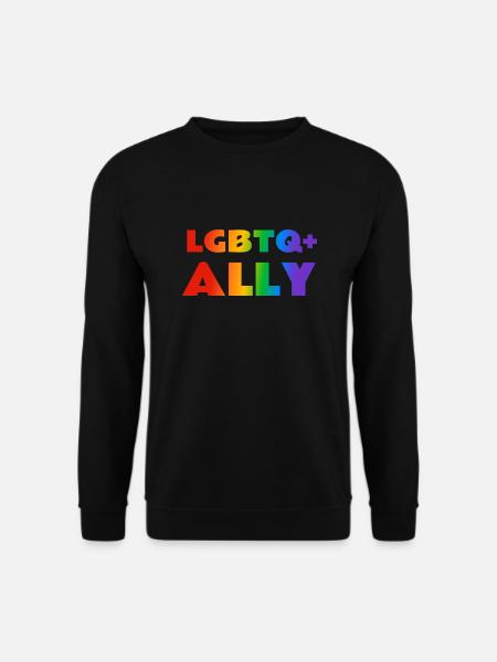 LGBTQ Ally - Unisex Sweatshirt - black