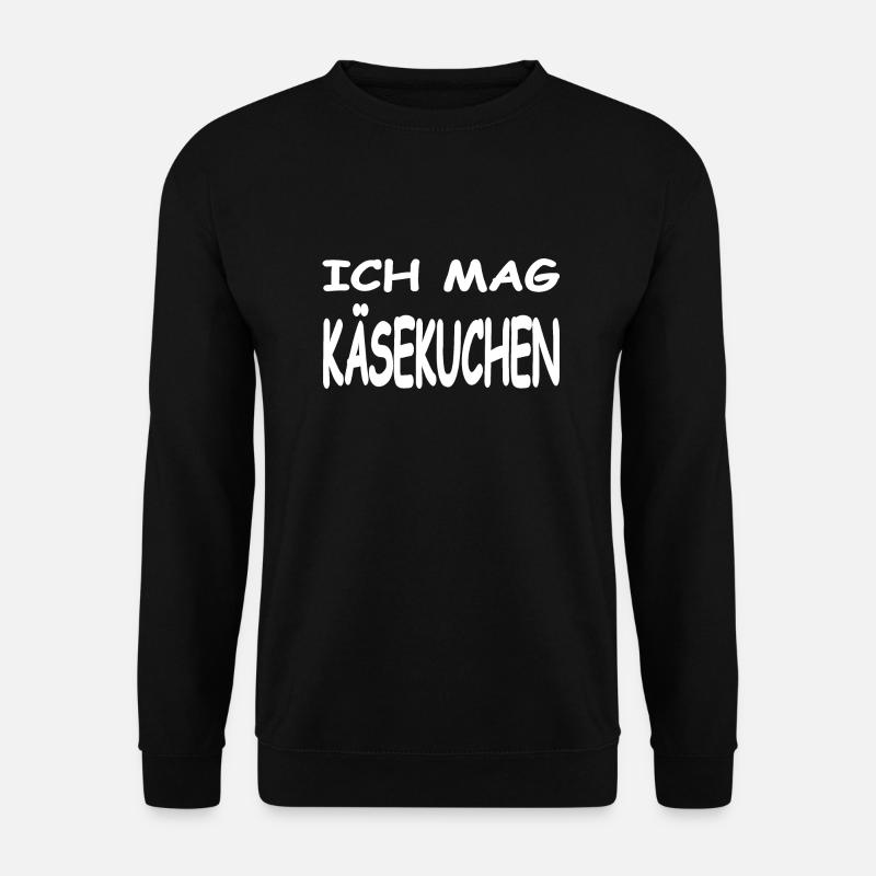 Käsekuchen - Unisex Pullover - Schwarz