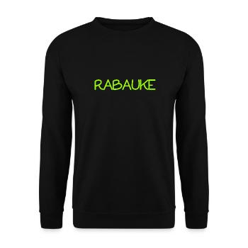 Rabauke - ungehobelter Mensch - ungezogenes Kind - Unisex Pullover - Schwarz - Vorne - Alina (178cm) & Michal (187cm)