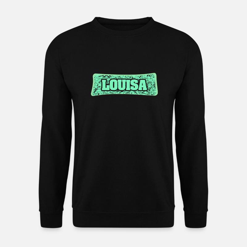 Louisa - Unisex Pullover - Schwarz