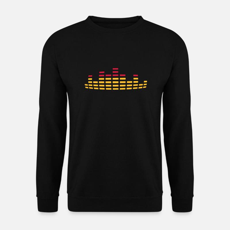 EQ Equalizer Analyser 3D - Unisex Pullover - Schwarz