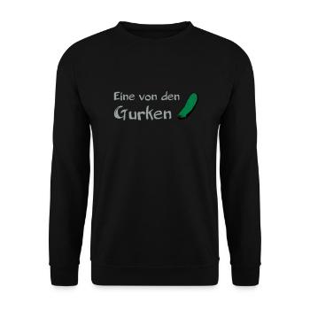 Eine von den Gurken 2 - Unisex Pullover - Schwarz - Vorne - Alina (178cm) & Michal (187cm)