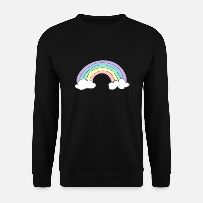 Regenbogen - Unisex Pullover - Schwarz