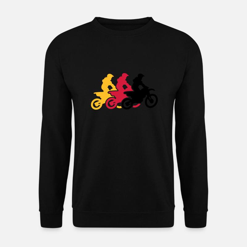motocross - Unisex Pullover - Schwarz