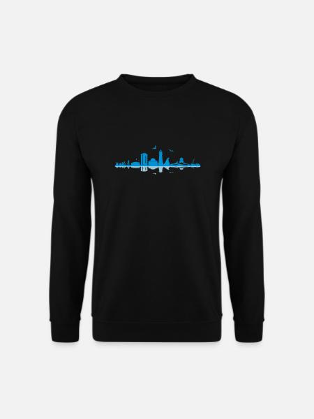 Skyline - Büsum - Unisex Pullover - Schwarz