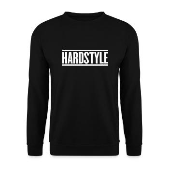 Hardstyle (style dur) - Sweat-shirt Unisexe - noir - Devant - Alina (178cm) & Michal (187cm)