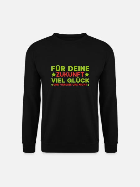 Zukunft Abschied Kollege Arbeit Geschenk - Unisex Pullover - Schwarz