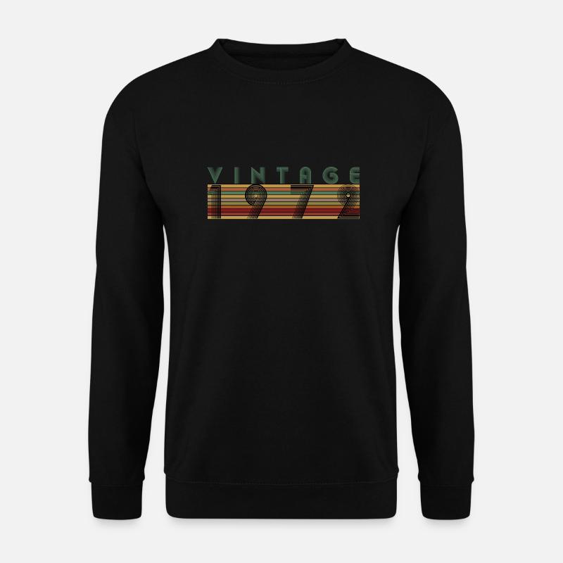JAHRGANG 1972 - Unisex Pullover - Schwarz