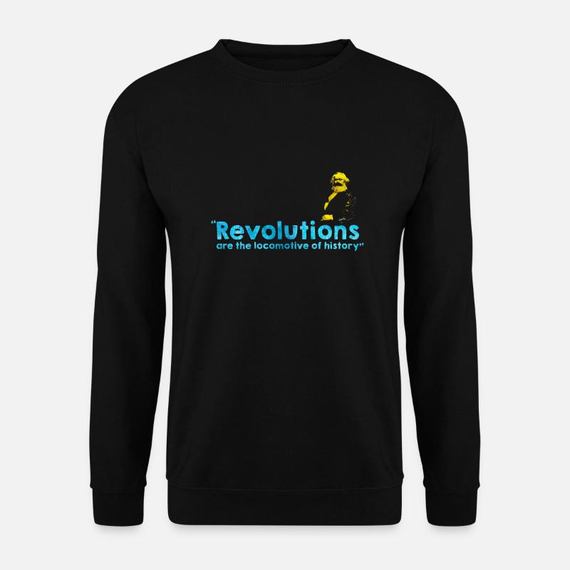 Revolutionen - Karl Marx - Unisex Pullover - Schwarz