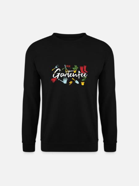 Gartenfee Gärtnerin Garten Gärtnern Kleingarten - Unisex Pullover - Schwarz