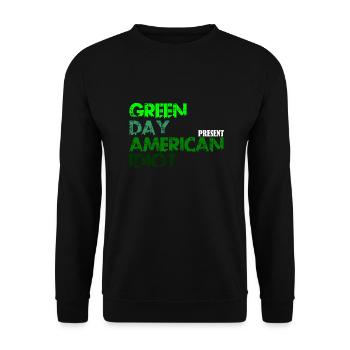 American Idiot - Unisex Pullover - Schwarz - Vorne - Alina (178cm) & Michal (187cm)