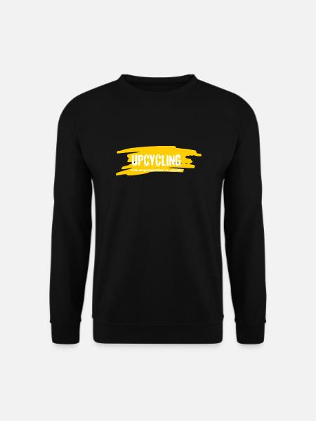 Upcycling - Unisex Pullover - Schwarz