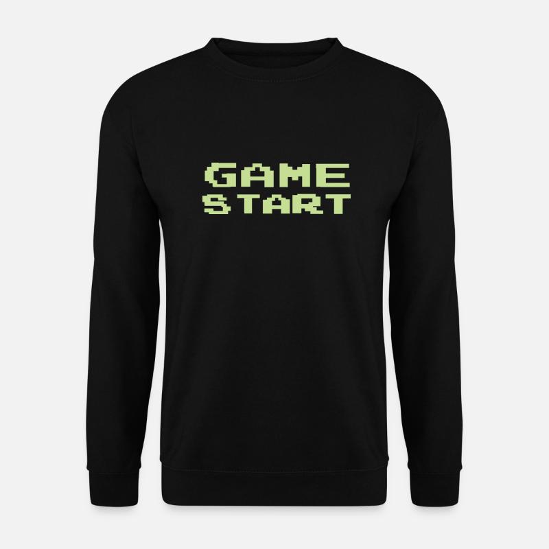 Game Start - Unisex Pullover - Schwarz