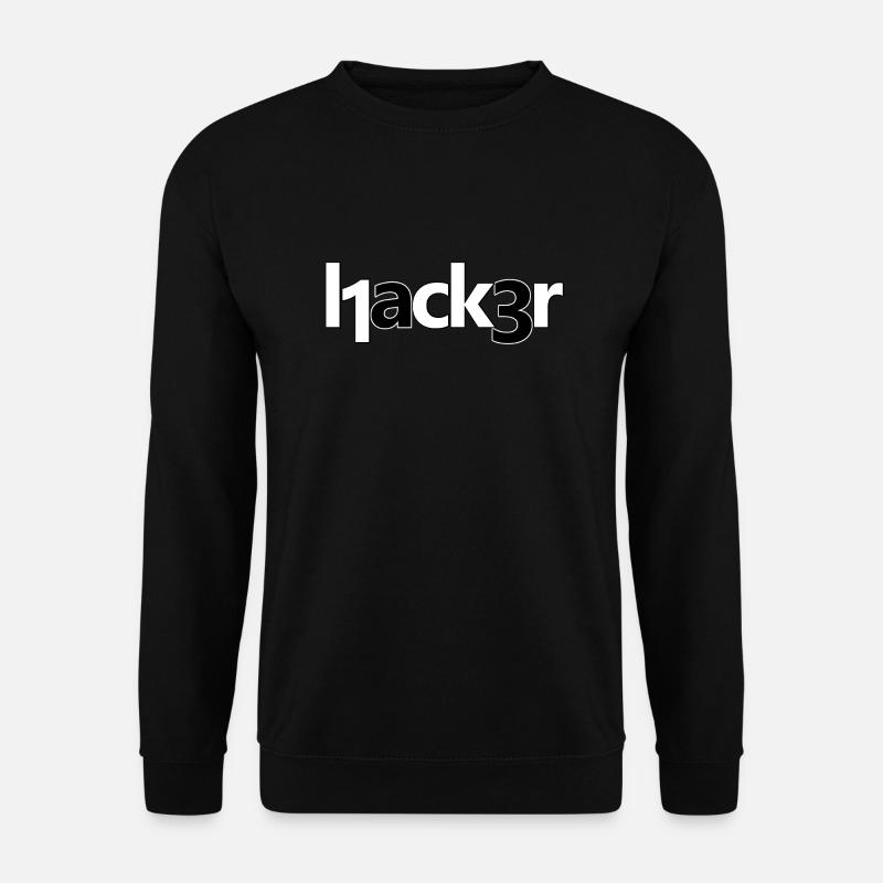 Hacker - Unisex Pullover - Schwarz